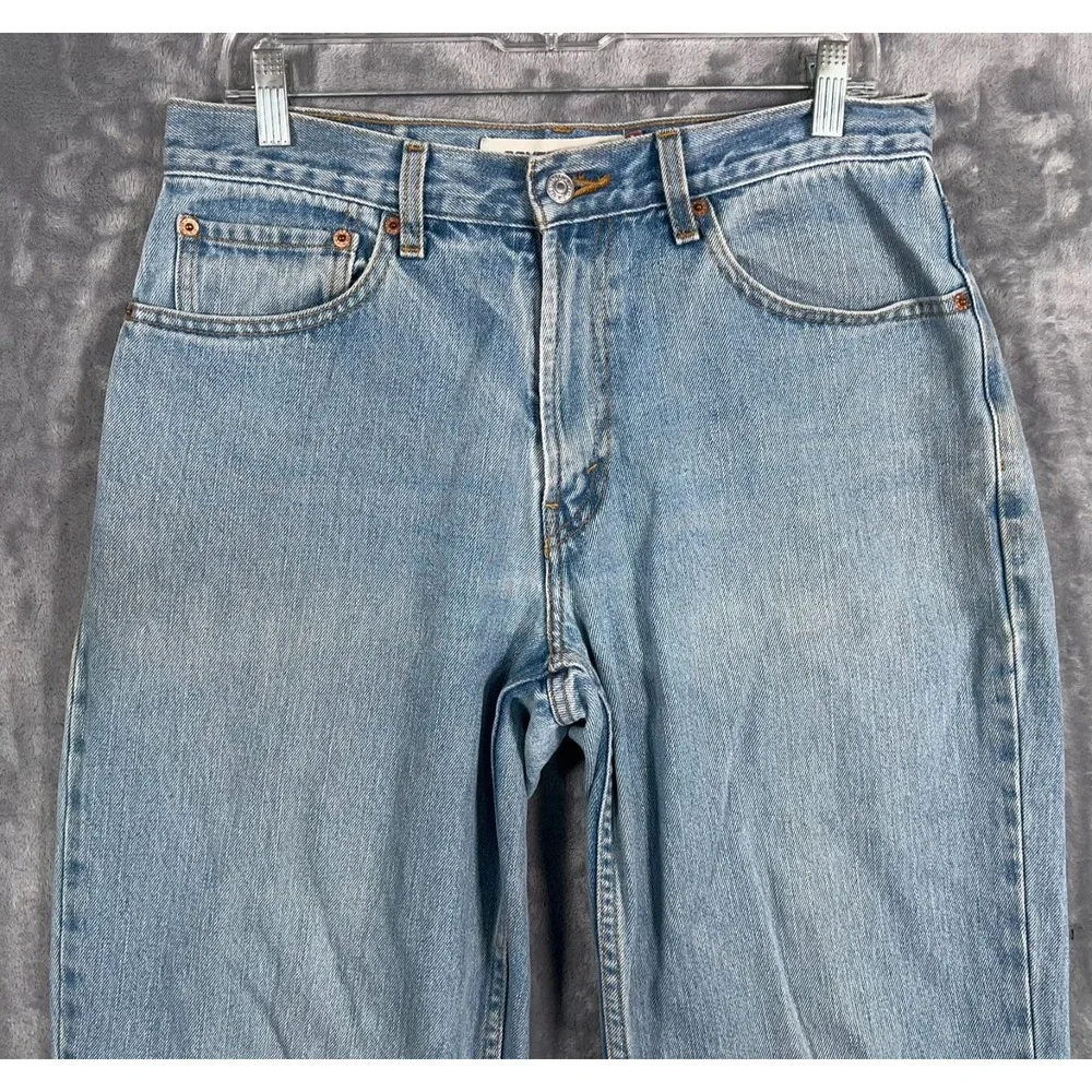 Vintage Levis 560 Jeans Mens 31x30 Light Blue Y2K Baggy Loose Faded Relaxed VTG